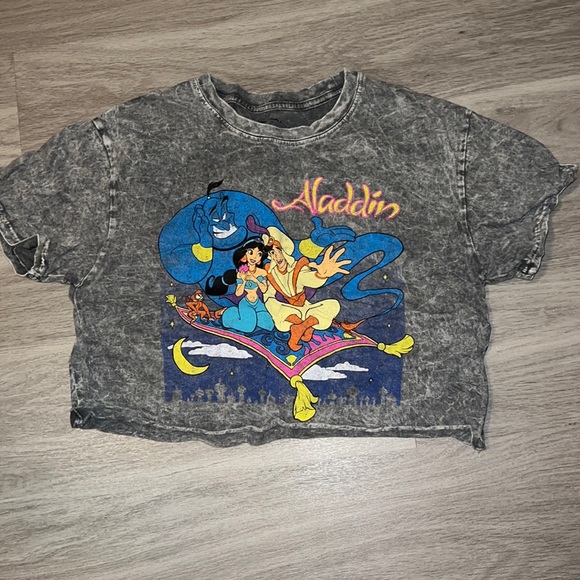 Disney | Tops | Disney Aladdin Crop Top | Poshmark